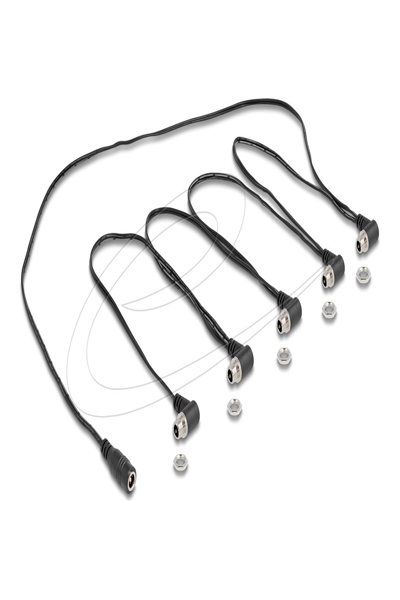 Delock DC Splitter Cable 1 x Jack straight to 5 5.5 - 90122