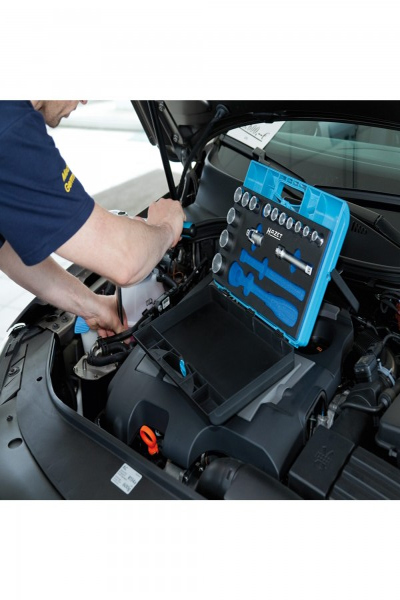 HAZET 165-L Black Blue ABS Tool Box
