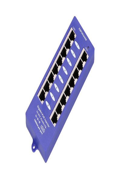 Injecteur PoE Gigabit Extralink 8 ports 48 V