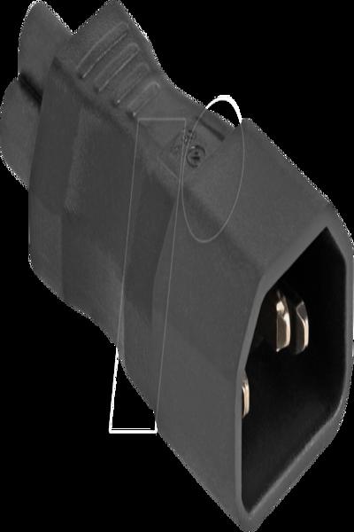 Delock Power adapter - IEC 60320 C14 to IEC 60320 C5 - 80468