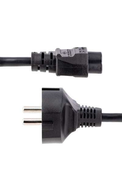 StarTech.com 3m nätsladd för bärbar dator EU Schuko till C5 - 753E-3M-POWER-LEAD