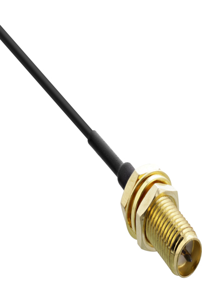 Câble adaptateur Wi-Fi en ligne RP-SMA femelle vers prise U.FL 20 cm