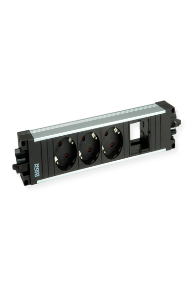 Bachmann 906.0237 MARCHE-PIED ALU 3xCEE7/3 1xCM