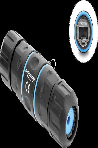 Delock Cable Connector RJ45 Socket to Cat.6A - Network