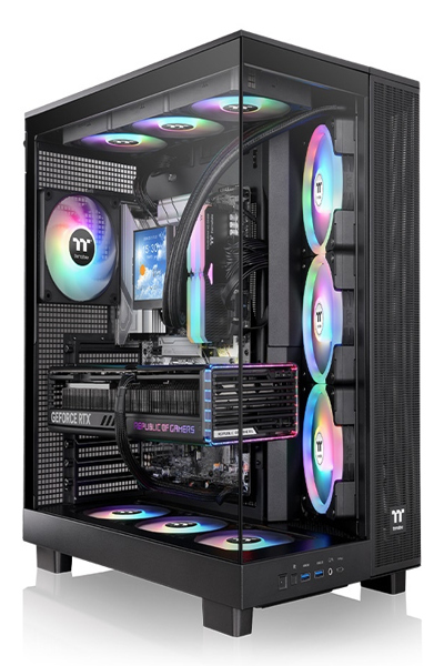 Thermaltake View 380 XL TG ARGB Black - Mini tower - ATX - CA-11E-00M1WN-00