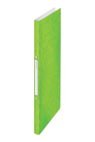 Esselte Leitz Ringbuch Wow DIN A4 PP gruen-metallic 2 Ringe 2 Ring-ReiÃŸmechanik - A4