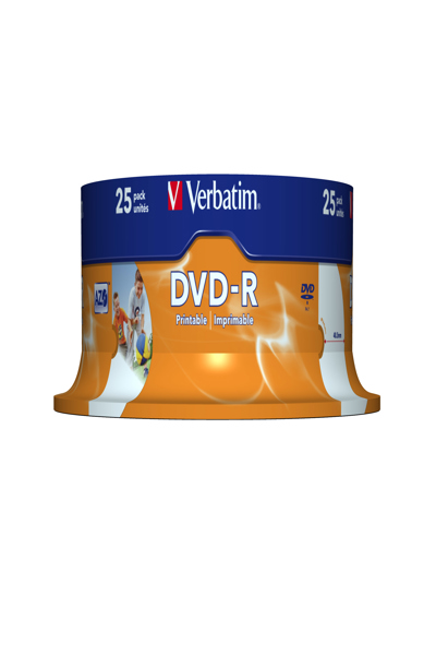 Verbatim 25x DVD-R - 4,7 GB 16x - 43538#PK1