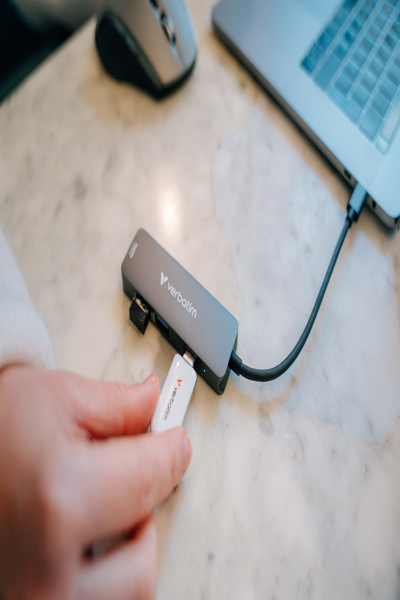 Verbatim USB-C Essentials Multi- Port Hub 32155 - 32155