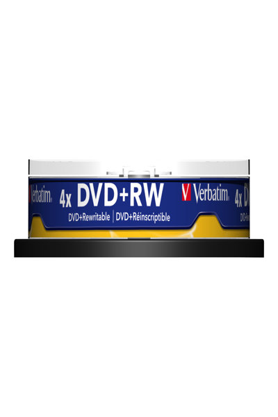 Verbatim 10 x DVD+RW - 4.7 GB (120min) 4x - 43488