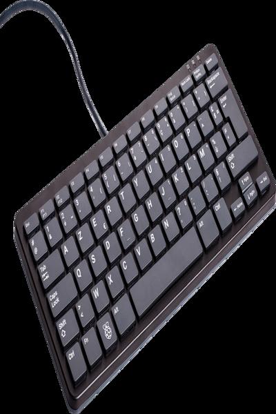 Raspberry Pi RPI KEYBRD FR BG - Entwicklerboards - Tastatur FR schwarz/grau - RPI-KYB (FR)_BLACK