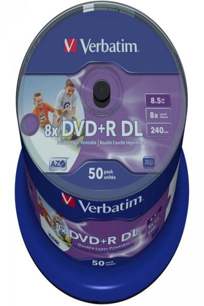 Verbatim 50x DVD+R DL - 8,5 GB 8x - 43703