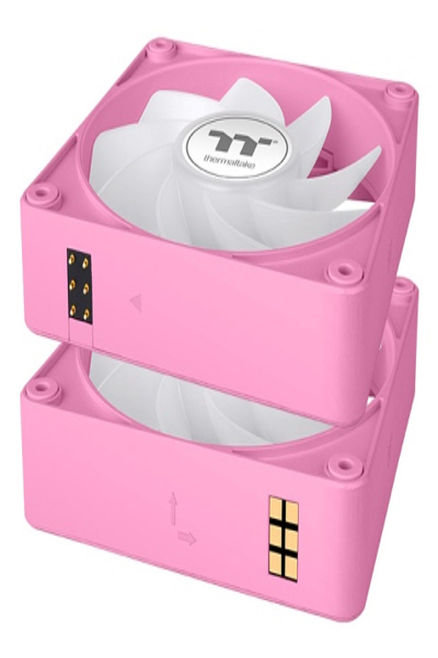 Thermaltake CT120 EX Omvänd Fläkt Rosa 3-pack - CL-F225-PL12PK-A