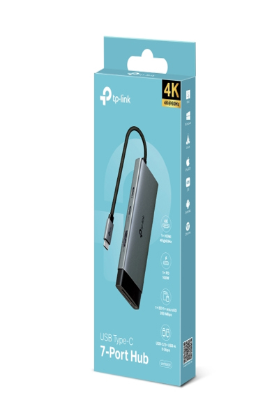 TP-LINK UH7020C USB Typ-C 7-portars hubb - UH7020C