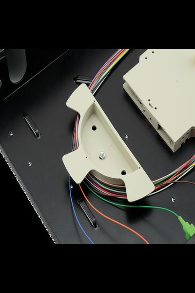 LogiLink F24LC4B SC Black Metal Fiber Patch Panel 1U