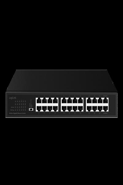 LogiLink 24-portars Gigabit Ethernet Desktop Switch - NS1324