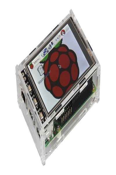 Raspberry Pi JOY-iT genomskinligt akrylhölje - RB-TFT3.2-CASE