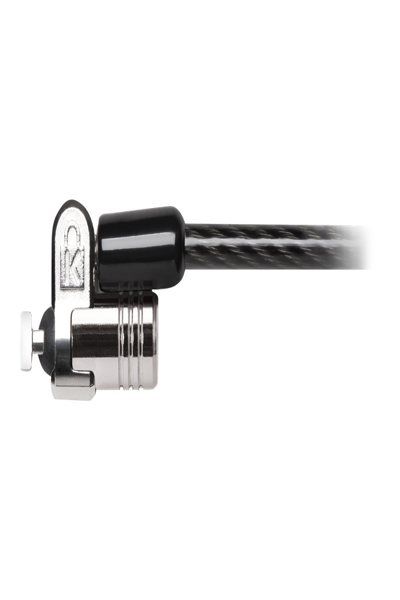 Kensington MicroSaver 2.0 Keyed Laptop Lock (25 Pack) - Master Keyed FT - Key - Steel - Black - Silver - K65042EUM