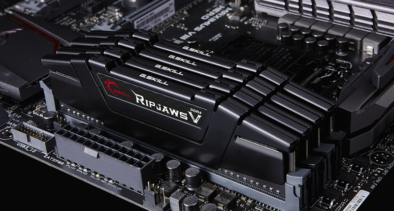 G.Skill Ripjaws V - DDR4 - Kit - 128 GB: 4 x 32 GB - F4-4000C18Q-128GVK