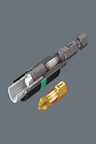 Wera 855/1 BDC SB, 1 pièce(s), Pozidriv, PZ 2x25, ISO 1173-F, 25 mm, 25,4 / 4 mm (1 / 4")