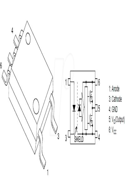 Toshiba TLP 152 1-Channel Optocoupler