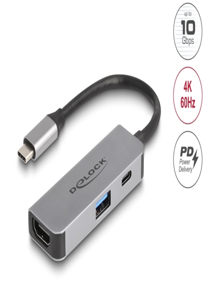 Delock dockningsstation - USB-C / Thunderbolt 3 / Thunderbolt 4 - 61063