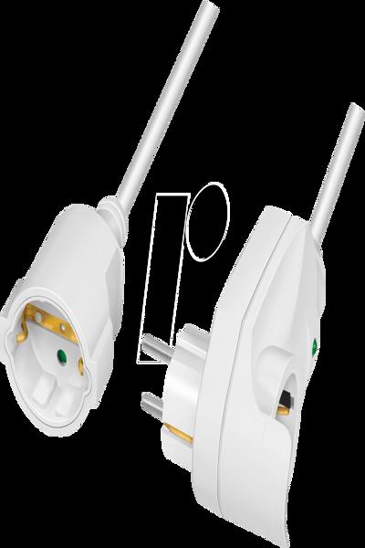 Câble d'extension d'alimentation LogiLink Prise CEE 7/3