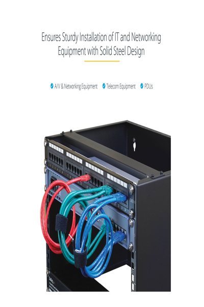 StarTech.com 10U Wall Mount Rack 14" Deep - RACK-10U-14-BRACKET