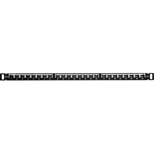 TRENDnet TC-P24C6AHS 24-Port Cat6A Shielded Half-U Patch Panel - TC-P24C6AHS