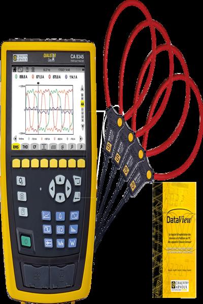 Chauvin Arnoux CHAU PA1160657NM - Netzanalysator C.A 8345 Set mit 4 MA194-350
