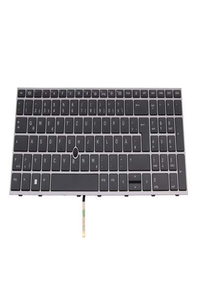 HP PK132WW1A11 Keyboard: German, Dark Grey/Grey with Backlight