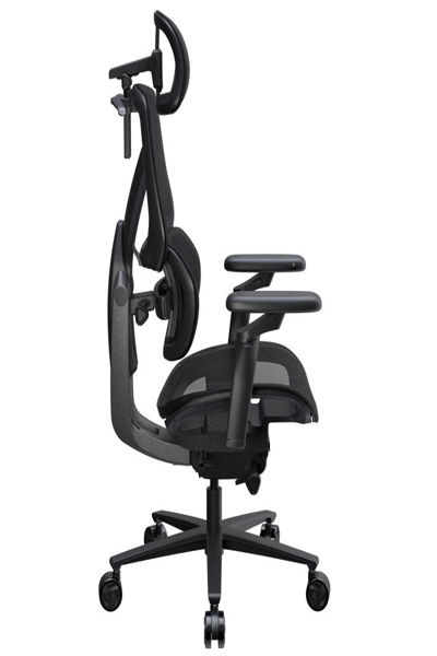 Fauteuil gaming ergonomique ThunderX3 FLEX Pro - Maille noire