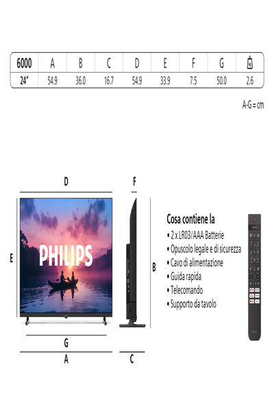 PHILIPS 40PFS6000/12 40" LCD TV - 40PFS6000/12