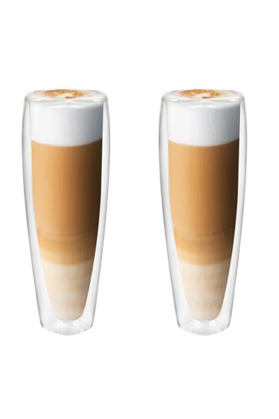 Lot de 2 verres thermiques à double paroi Extralink 430 ml