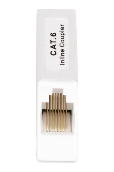 StarTech.com RJ45 Coupler 5-Pack, Inline Cat6 Coupler, Female to Female (F/F) T568 Connector, Unshielded Ethernet Cable Extension - IN-CAT6-COUPLER-U5