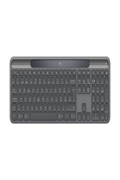 Logitech Slim Solar+ for Business - Graphite - CH - Keyboard - QWERTZ - 920-013772