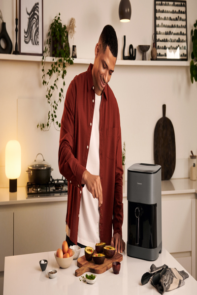 Panasonic NF-CC500SXE, Varmluftsfritös, 5 L, 80 °C, 200 °C, Enkel, Grå - NF-CC500SXE