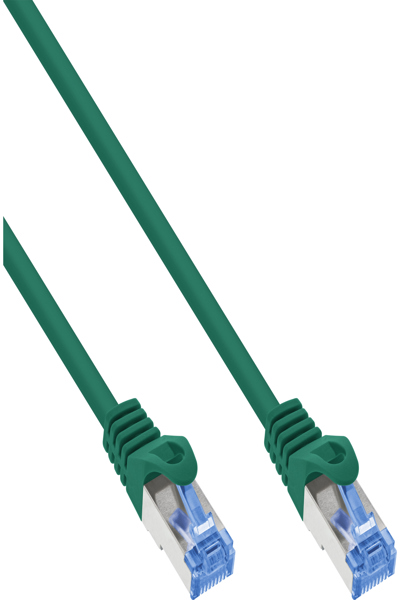 InLine patch cable - Cat.6A - S/FTP - TPE (LSZH) - CCA - green - 2m - 72602G