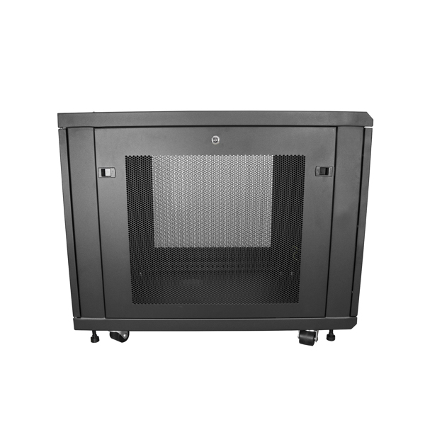 StarTech Server Rack Cabinet - 78.70cm (31") Deep Enclosure - 12U - Cabinet - Black - 12U - 78.7cm (31") (RK1233BKM) - RK1233BKM