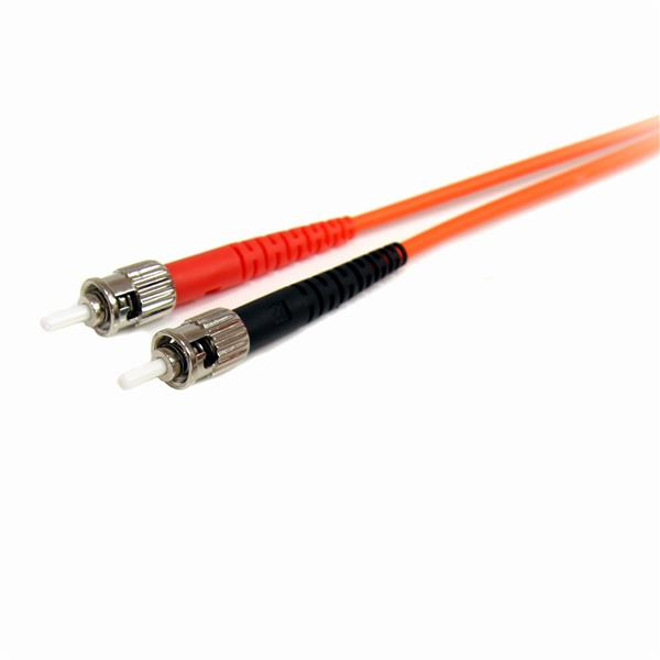 StarTech Multimode 62.5/125 duplex fiber optic patch cable LC - ST - network cable - LC Multi-Mode (M) - ST multi-mode (M) - 2.0m - fiber optic - 62.5/125 micrometers (FIBLCST2) - FIBLCST2