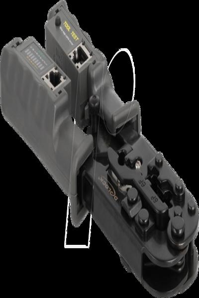 Delock Krympkabel verktyg - med integrerad kabeltestare - 90510