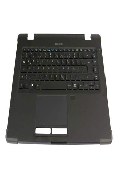 Acer 6BR0PN70110 Keyboard incl. Topcase DE German black/black with - Keyboard