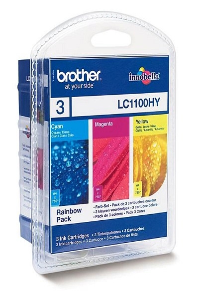 Brother RAINBOW BLISTERFARBTINTENSET - Original - Ink Cartridge - LC1100HYRBWBP