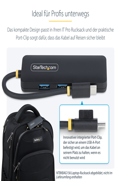 StarTech.com 4-Port USB-C Hub 5Gbps - H5C4A-USB-HUB