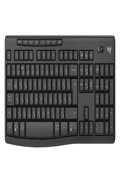 Logitech MK370 Combo for Business - Wireless - RF Wireless + Bluetooth - Mecha-membrane key switch - QWERTZ - Graphite - Mouse included - 920-012079