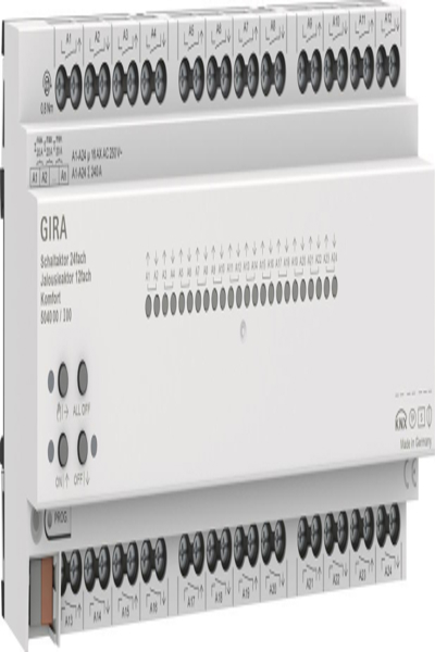 Actionneur de rideau de commutation GIRA 24f/12f 16 A 504000