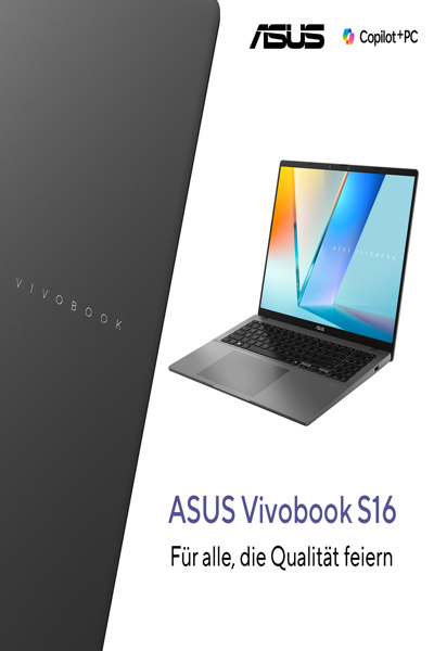 ASUS Vivobook S 16 S3607QA-SH095W Snapdragon X1-26-100 - Notebook - Qualcomm Snapdragon - 90NB16C1-M007M0