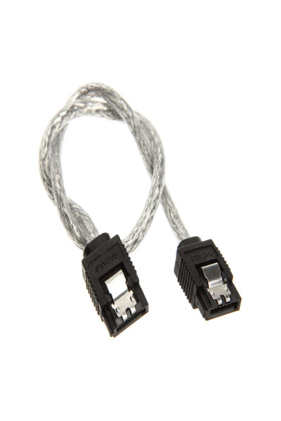 Câble rond SATA 6 Gb/s en ligne avec loquets 0,3 m