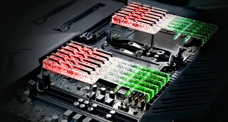 G.Skill Trident Z Royal Series - DDR4 - Kit - 32 GB: 2 x 16 GB - F4-4000C18D-32GTRS