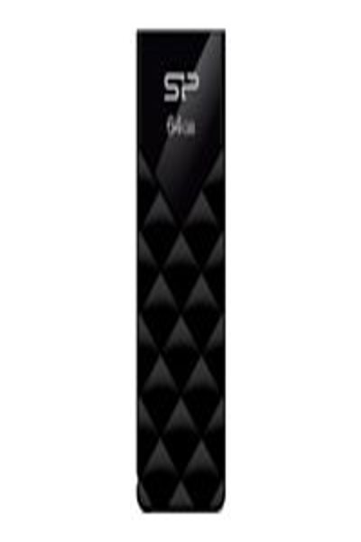 Silicon Power 64GB Ultima U03 - 64 GB - USB Type-A - 2.0 - Slide - 13 g - Black - SP064GBUF2U03V1K