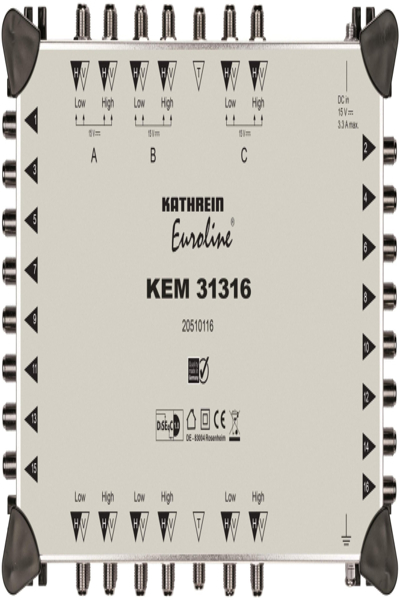 KATHREIN Euroline KEM 31316 Multicommutateur satellite
